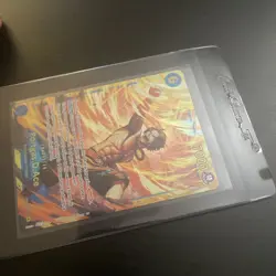 One Piece TCG Carrying On His Will - Portgas D Ace OP13-119 SEC - NM - Image 4