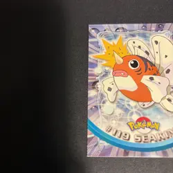 SEAKING #119 - SILVER Non Holo - Topps Blue Logo - TV Animation - POKEMON CARD - Image 2