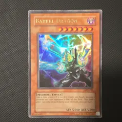 Yu-Gi-Oh! Barrel Dragon MRD-126 Metal Raiders Holo Effect Machine Card 2600ATK - Image 1
