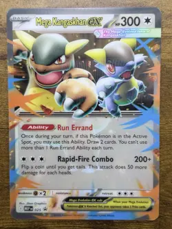 Mega Kangaskhan EX Pokemon TCG Jumbo Card 025 Black Star Promo Holo HP 300 NM - Image 1