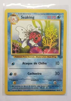 Uncommon Portuguese Seaking Pokemon Card, Jungle Set 46/64 - Image 1