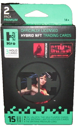 One New & Sealed HRO Chapter 1 - 2 Booster Pack Box Sealed 1 THE BATMAN CARD - Image 1