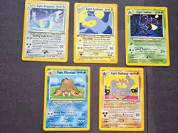 Pokemon TCG Neo Destiny Rare Cards 22,23,24,25,26/105 Light Lanturn Is 1st Ed - Image 1