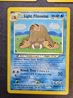 Pokemon TCG Neo Destiny Rare Cards 22,23,24,25,26/105 Light Lanturn Is 1st Ed - Image 5