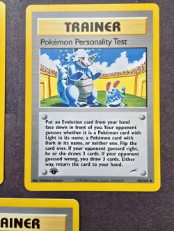 Pokemon TCG Neo Destiny 105 Trainer 1st Ed. Lot of 5 NM Cards - Image 4