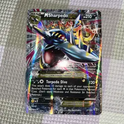 JUMBO Sharpedo EX Promo Pokemon Card XY Promos XY200 NM- - Image 1