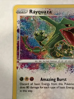 Pokemon TCG Rayquaza Vivid Voltage Holo Card 138/185 Rare, Near Mint Condition - Image 2