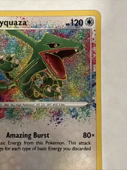 Pokemon TCG Rayquaza Vivid Voltage Holo Card 138/185 Rare, Near Mint Condition - Image 3