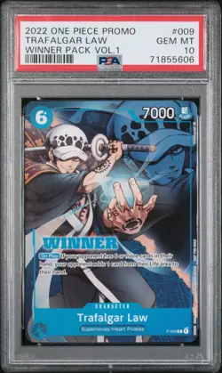 PSA10 Trafalgar Law WINNER Pack Vol.1 One Piece Card - Image 1