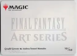 Gysahl Greens Art Card S Art Series: FINAL FANTASY 10 NM - Image 2