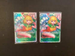 One Piece Card Game Carrot (Reprint) OP08-023 Super Rare NM English x2 - Image 1