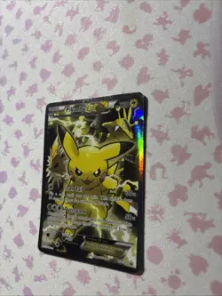 Pokemon Pikachu EX XY124 Black Star Promo 2016 Holo Card TCG - Image 1