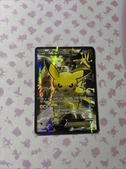 Pokemon Pikachu EX XY124 Black Star Promo 2016 Holo Card TCG - Image 3
