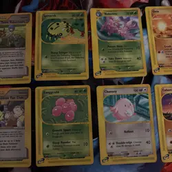 Pokemon Cards Aquapolis 8 Card Lot - LP/MP - Cubone, Chansey, Onix, Spinarak - Image 3