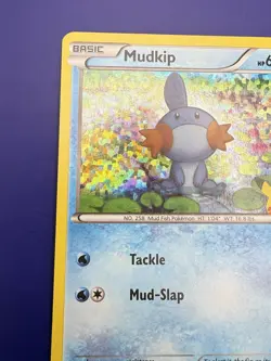 ⚡Pokemon McDonald's 25th Anniversary Mudkip 19/25 Light Holo Bleed Card 2021 M - Image 3