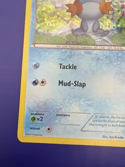 ⚡Pokemon McDonald's 25th Anniversary Mudkip 19/25 Light Holo Bleed Card 2021 M - Image 5
