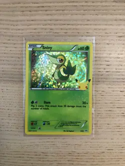 2021 Pokemon Snivy Holo #5 McDonalds 25th Anniversary Card - Image 1