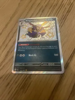 Pokemon Card Kingambit 187/091 Paldean Fates Shiny Rare Near Mint - Image 2