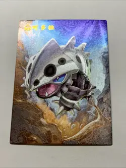 Lairon Steel Pokemon Foil Holo Card Anime Rare Full Alt Art 305 Arcade Pokedex - Image 5