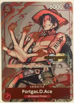 Portgas.D.Ace (Championship 2023 Event Pack) P-028 One Piece Promo Card Foil NM - Image 1