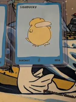 Dysfunctional Passholder Pokenots 151 Sighducky #0054 Psyduck Pokemon Card NM - Image 3
