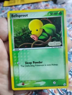 Bellsprout 49/92 Holo Stamped Pokemon Card 2006 EX Legend Maker LP/NM - Image 1