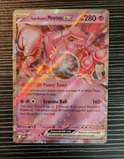 Pokemon - Team Rocket's Mewtwo ex SVP 205 - Black Star Promo Card - Image 1