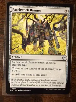 MTG - Bloomburrow - Patchwork Banner Uncommon - 247 - NM-Mint! - Image 1