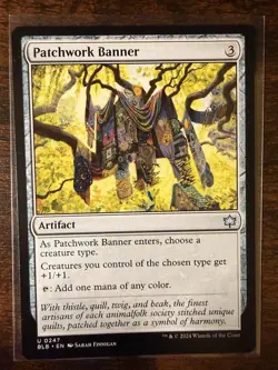 MTG - Bloomburrow - Patchwork Banner Uncommon - 247 - NM-Mint! - Image 3