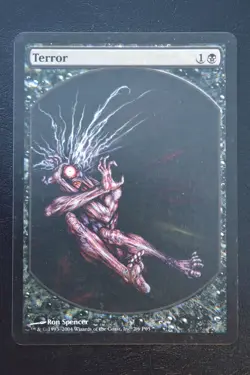 Magic The Gathering MTG TERROR TEXTLESS Player Rewards Promos LP Lightly Played - Image 1