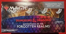 MTG Dungeond & Dragons Adventures in The Forgotten Realms Set Booster Box Sealed 630509982875 - Image 1