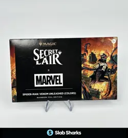 MAGIC THE GATHERING SECRET LAIR SPIDER-MAN VENOM UNLEASHED (COLORS) RAINBOW FOIL - Image 1