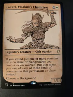 Lae'zel, Vlaakith's Champion NM SHOWCASE Battle for Baldur's Gate MTG FREE SHIP - Image 1