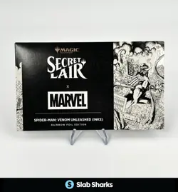 MAGIC THE GATHERING SECRET LAIR SPIDER-MAN VENOM UNLEASHED (INKS) RAINBOW FOIL - Image 1