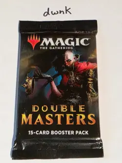 Magic The Gathering DOUBLE MASTERS New Sealed Booster Pack MTG - Image 1