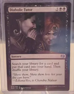 MtG Diabolic Tutor Kaladesh Regular NM - Image 1