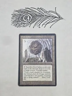 Dark Sphere The Dark Regular Non Foil Mtg Magic The Gathering - Image 1