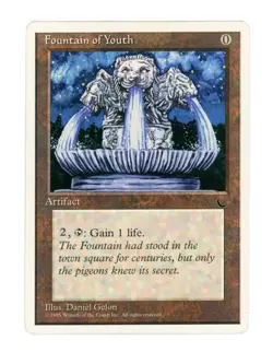 Fountain of Youth - Chronicles - Magic the Gathering MTG LP + - Image 1