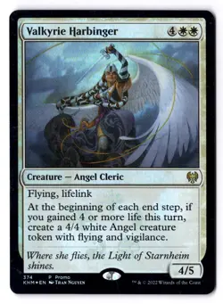 Valkyrie Harbinger LP* FOIL PROMO Kaldheim ENGLISH 374 mtg -UnltdCards - Image 1
