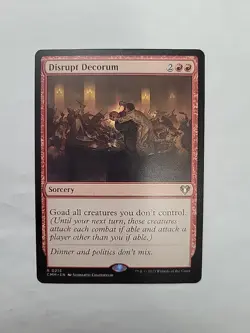 MTG - Disrupt Decorum Commander Masters Regular R#215 - Image 1
