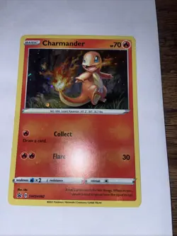 Pokemon TCG Charmander SWSH092 Cosmos Holo Promo 🌟Holo Bleed🌟 - Image 1