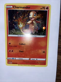 Pokemon TCG Charmander SWSH092 Cosmos Holo Promo 🌟Holo Bleed🌟 - Image 3