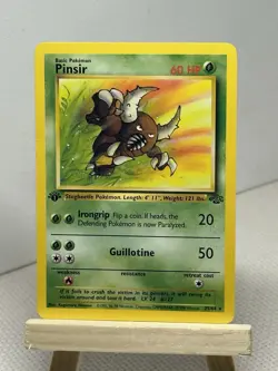 Pokemon TCG Pinsir Jungle 25/64 Regular 1st Edition Rare - Image 1