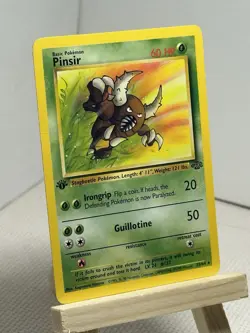Pokemon TCG Pinsir Jungle 25/64 Regular 1st Edition Rare - Image 3