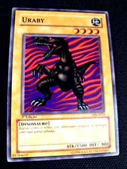Portuguese Yu-Gi-Oh! Rare TCG Uraby Kaiba Evolution DIK-P010 1st Edition - Image 1
