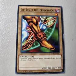YUGIOH - Left Leg of the Forbidden One - LDK2-ENY08 - Common - Image 1