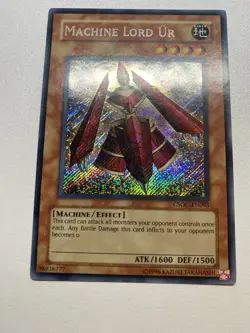 Yugioh Machine Lord Ur Unlimited Secret Rare CSOC-EN093 MP - Image 1