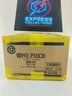 IN STOCK One Piece OP-14 Seven Heroes of the Blue Booster Case Sealed Japanese - Image 2