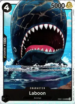 Laboon EB01-048 SR One Piece TCG NM - Image 1