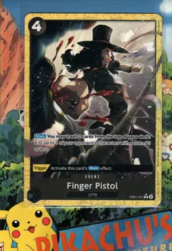 One Piece TCG Finger Pistol (Alternate Art) EB01-051 Holo NM/M - Image 1